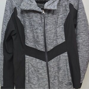 The North Face Women's Black and Gray Jacket Coat with Hood